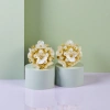 Pearl flower stud earrings, a fashionable and light luxury design, are exquisite and versatile for women Application Scenario